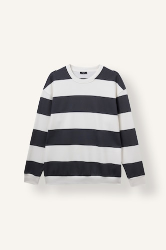Men Anthracite Boxy Fit Sweatshirt