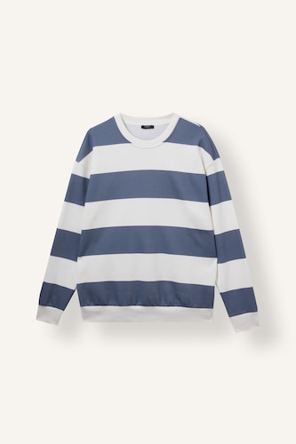 Erkek Gri Boxy Fıt Sweatshirt