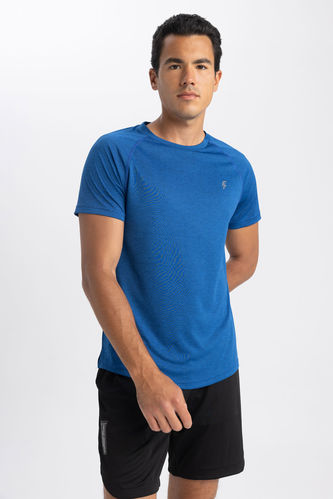 DeFactoFit Slim Fit T-Shirt mit Rundausschnitt