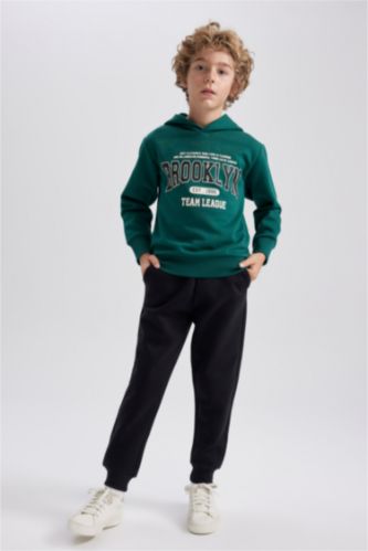 BOYS & TEENS Dark Green 2 piece Regular Fit Set