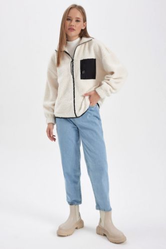 Sherpa hot sale cardigan jacket