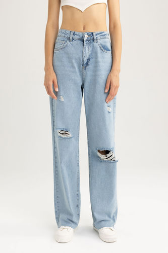 90-шы жылдардағы кең аяқ джинсы Шалбар