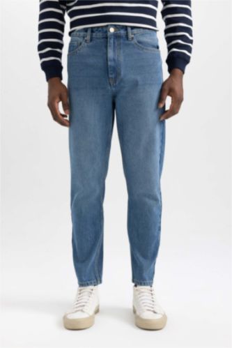 رجال أزرق 90’S Slim Fit Trousers