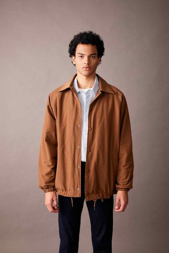Relax Fit Polo Collar Jacket
