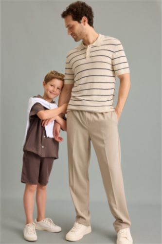 Men Grey Regular Fit Trousers