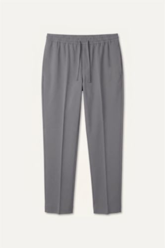 Men Dark Grey Regular Fit Trousers