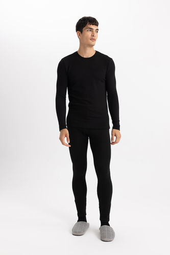 Slim Fit Thermal Knitted Bottoms