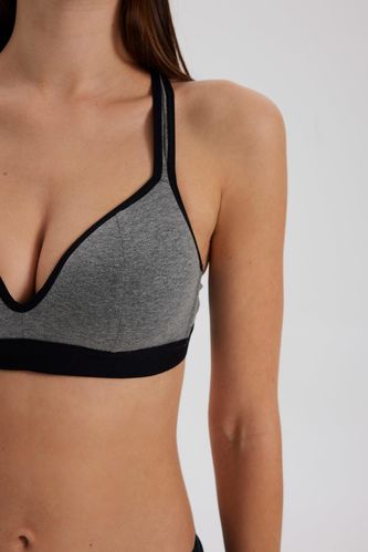 Anthracite Woman Fall In Love Comfort Bra 2907547
