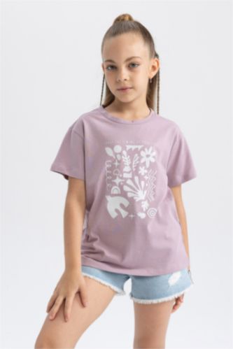 Қыздарға қысқа жеңді Қысқа жеңді футболка