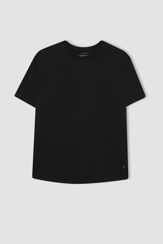 DeFactoFit Oversize Fit T-Shirt mit Rundausschnitt