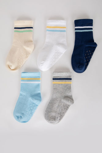 BabyBoy 5 Piece Long Socks