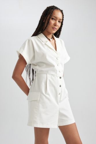 White discount pajama jumpsuit