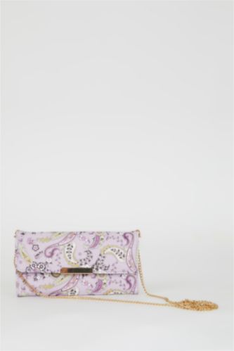 نساء أرجواني محفظة نسائي منقوش