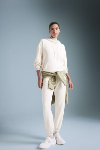 DeFactoFit Sporcu Jogger Eşofman Altı Standart Fit Modal Çift Cepli Basic Düz