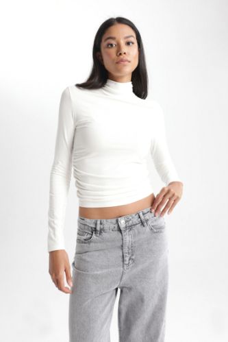 Turtleneck clearance half sleeve