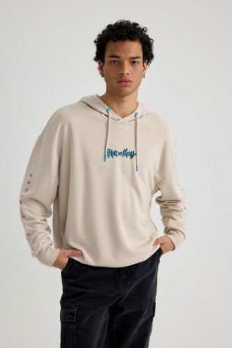 Rick and morty white sweatshirt hot sale