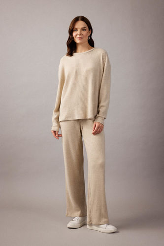 Traditional Flare Ribbed Camisole Trousers