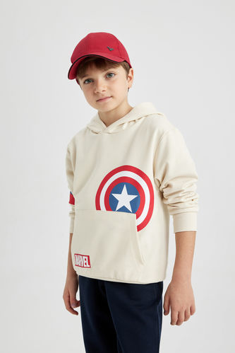 Erkek Çocuk Marvel Avengers Kapüşonlu Sweatshirt