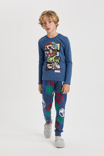 Erkek Çocuk Marvel Uzun Kollu Pijama Takımı