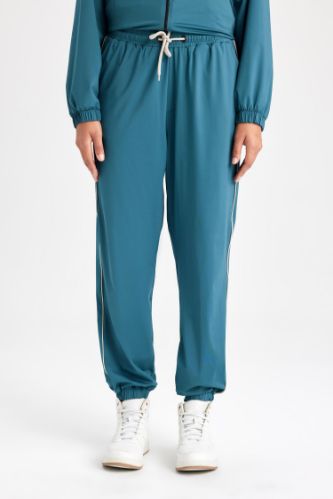 DeFactoFit Sporcu Jogger Eşofman Altı Standart Fit Beli Paçası Lastikli Bilek Boy