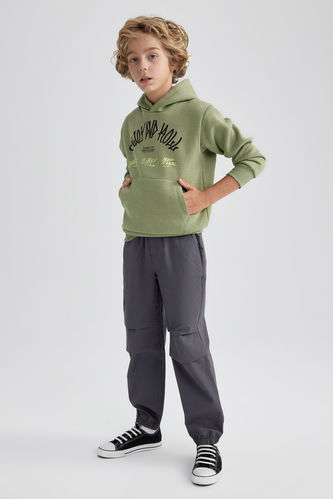 Boy Jogger Poplin Trousers