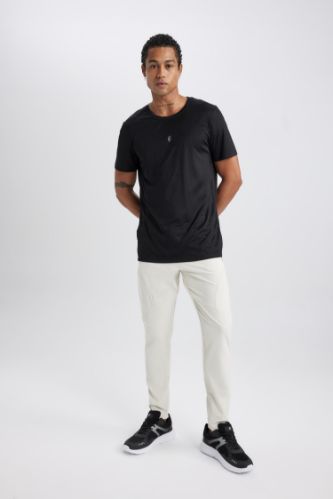 DeFactoFit Slim Fit Zippered Leg Woven Jogger Sweatpants