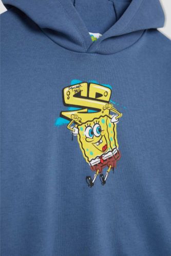 Indigo BOYS TEENS Regular Fit SpongeBob Licensed Crew Neck