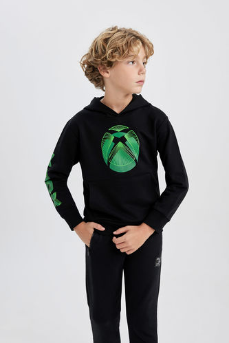 Boy Xbox Regular Fit Crew Neck Thin Sweatshirt Fabric Sweatshirt