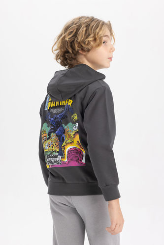 Erkek Çocuk Marvel Comics Kapüşonlu Sweatshirt
