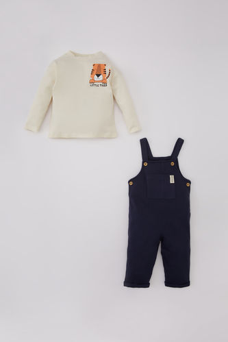 Baby Boy Cotton T-Shirt Salopet 2 Piece Set