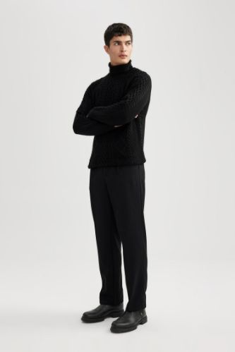 Black turtleneck mens zara on sale