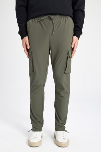 Yazlık Taktik Jogger Pantolon Slim Fit Dar Kesim Kargo Cepli