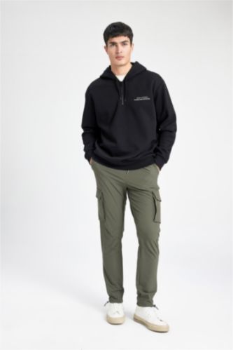 Yazlık Taktik Jogger Pantolon Slim Fit Dar Kesim Kargo Cepli