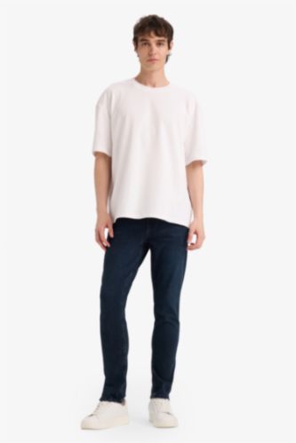 Carlo Skinny Fit Ekstra Dar Kalıp Normal Bel Ekstra Dar Paça Jean Pantolon