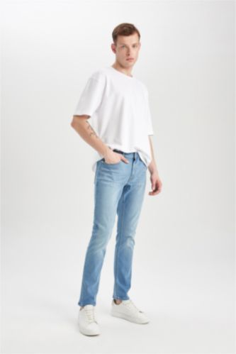HOMME BLEU Clair PEDRO - Coupe slim en jean