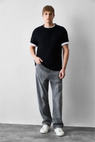 HOMME Gris Baggy
