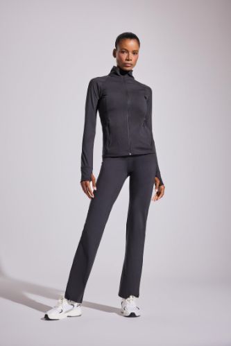 Спортивные брюки DeFactoFit Flare Fit с высокой талией, широкими штанинами и из материала Soft Touch