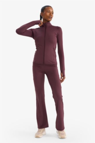 Flare Fit Toparlayıcı Yüksek Bel İspanyol Paça Soft Touch Sporcu Pantolon