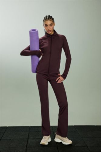 نساء بني بنطرون فلير فيت برجل واسع جارلس