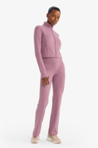 Flare Fit Toparlayıcı Yüksek Bel İspanyol Paça Soft Touch Sporcu Pantolon