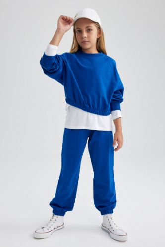 Blue GIRLS & TEENS 2 piece Jogger Standard Fit Knitted Set 2933160 ...