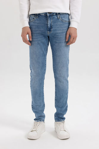 Carlo Skinny Fit Super Skinny Hem Jean Jeans