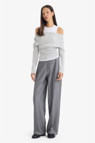 Брюки стандартной длины Straight Fit с высокой талией