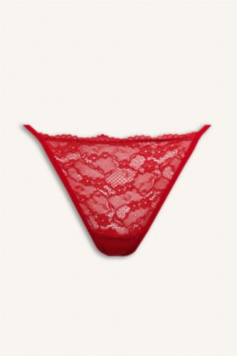 Трусы новогодние стринги кружевные, Fall in Love