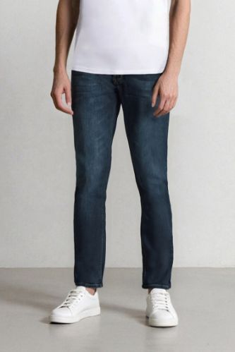 بنطلون جينز بيدرو سليم فيت بخصر عادي