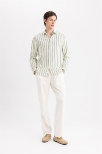 MAN Sand Regular Fit Trousers