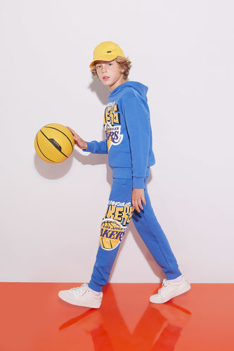 Erkek Çocuk NBA Los Angeles Lakers Kalın Eşofman Altı