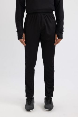 DeFactoFit Sporcu Jogger Eşofman Altı Slim Fit Dar Kesim Fermuarlı Paça
