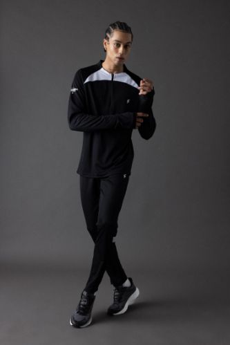 Sporcu Jogger Eşofman Altı Slim Fit Dar Kesim Fermuarlı Paça