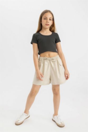 GIRLS & TEENS Stone Girl Cotton Shorts